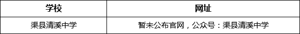 達州市渠縣清溪中學(xué)網(wǎng)址是什么？