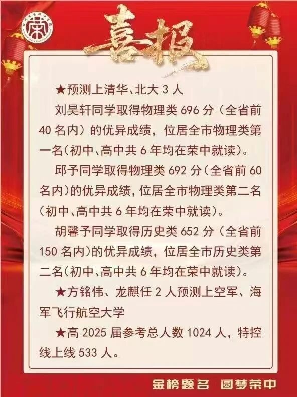 2026年自貢市四川省榮縣中學校升學率怎么樣？