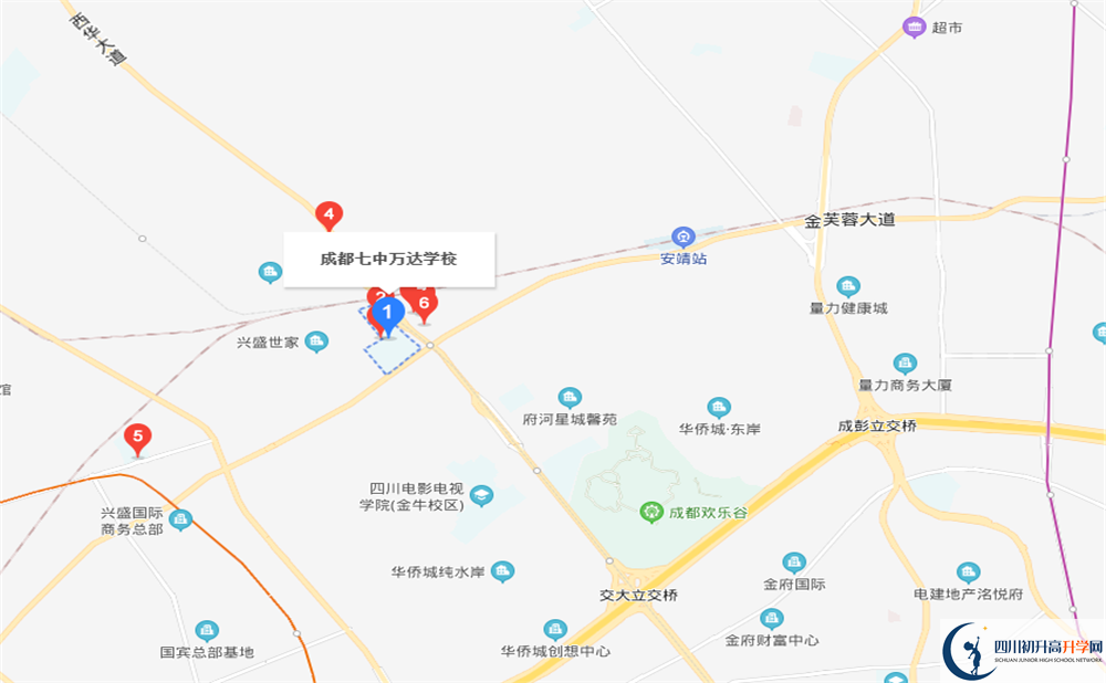 成都七中萬達(dá)校區(qū)地址在哪里？
