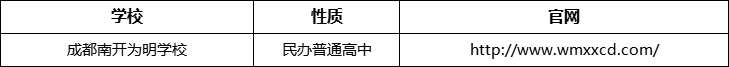 成都市成都南開為明學校官網(wǎng)、網(wǎng)址、官方網(wǎng)站